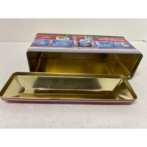 Campbell's Corner Diner Tin Box Retro Collectible Kitchen Decor Storage - Picture 5 of 7
